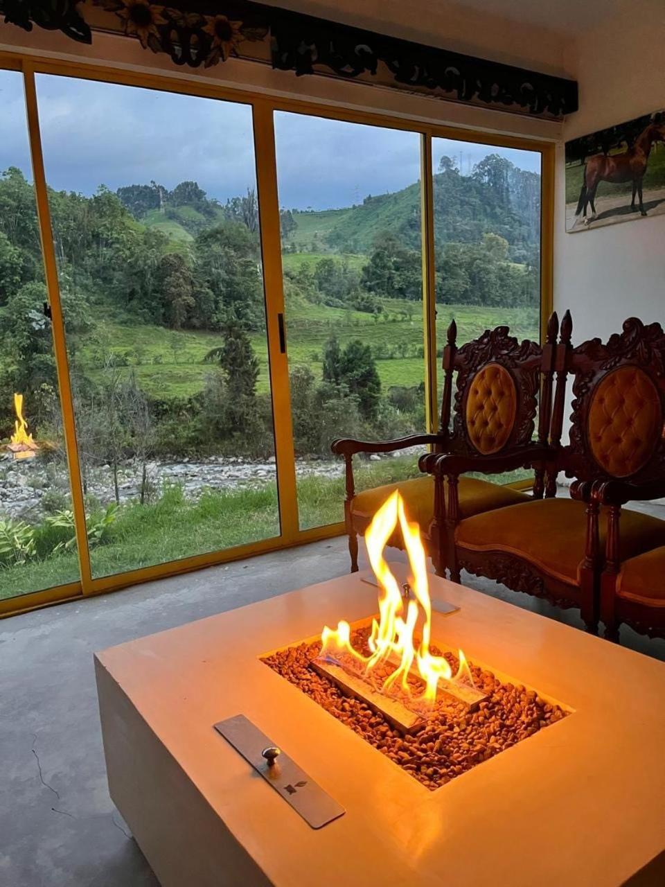 Alojamiento Con Vista Al Rio Y Paisajes Hermosos Villa Manizales Kültér fotó